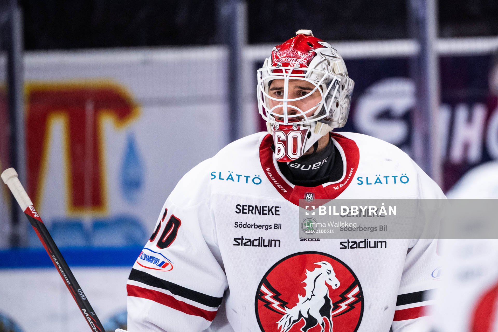 Vita Hästens målvakt Adam Ohre