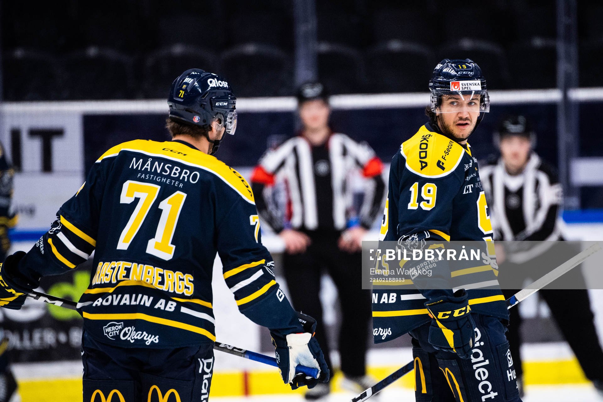 Södertäljes Renars Krastenbergs och Cole Cassels