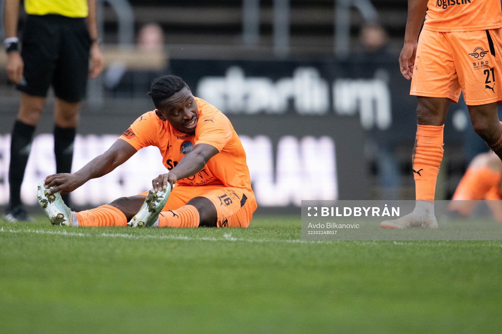 AFC Eskilstunas York Rafael deppar