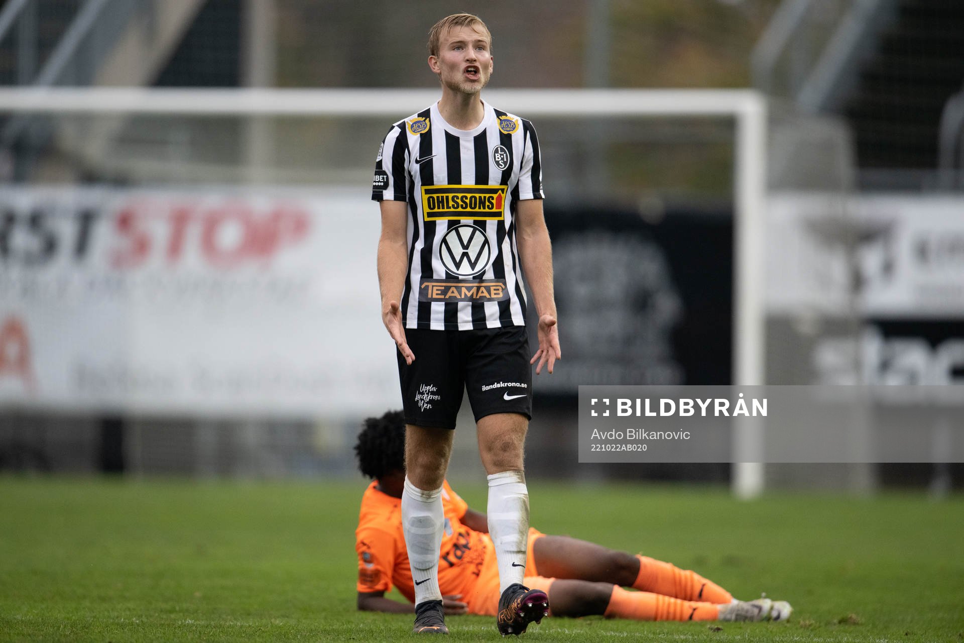 Landskronas Johan Rapp agerar, deppar