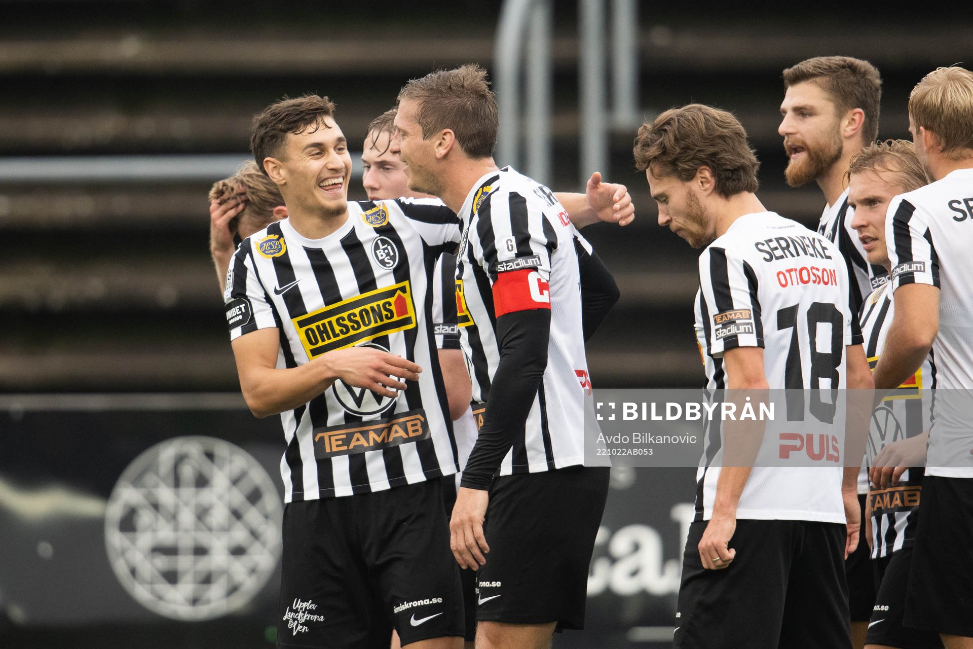 Landskronas Camil Jebara och Landskronas Philip Andersson