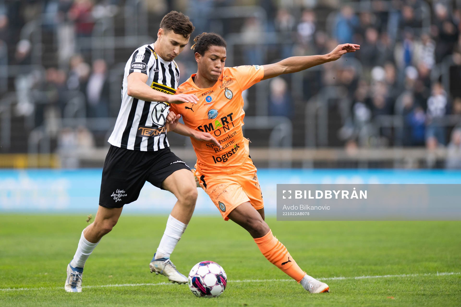 Landskronas Camil Jebara och AFC Eskilstunas Mikael Marques