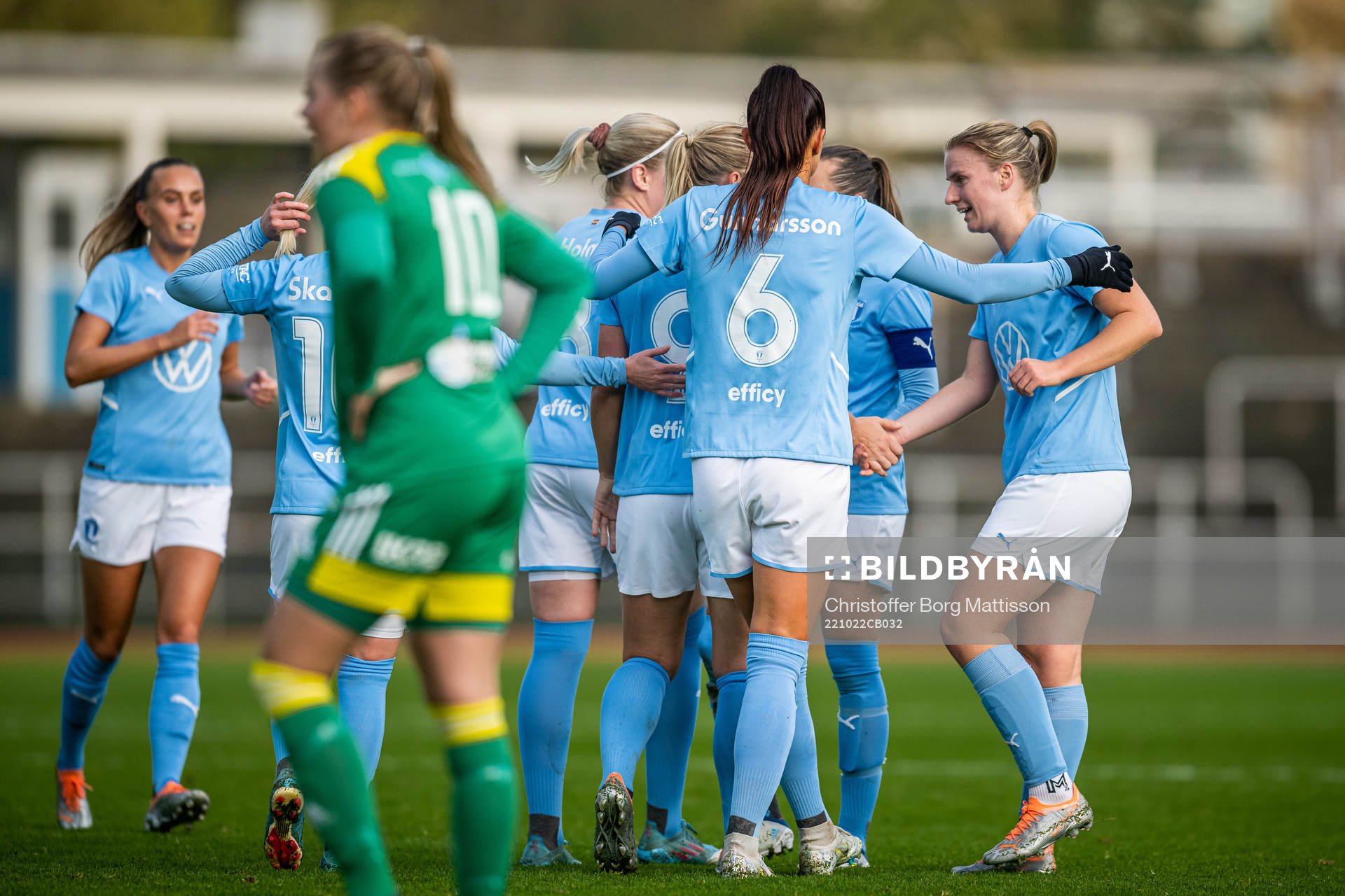 Malmö FFs spelare jublar