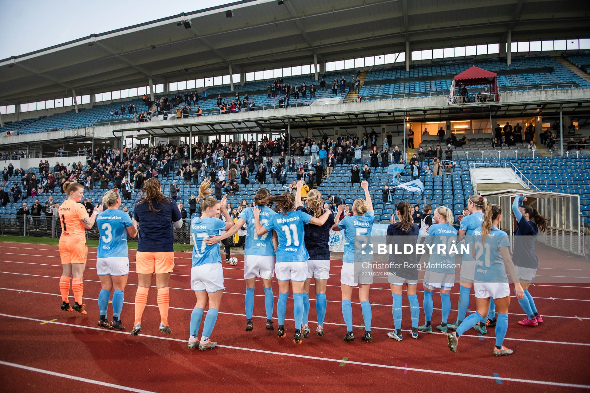 Malmö FFs spelare jublar