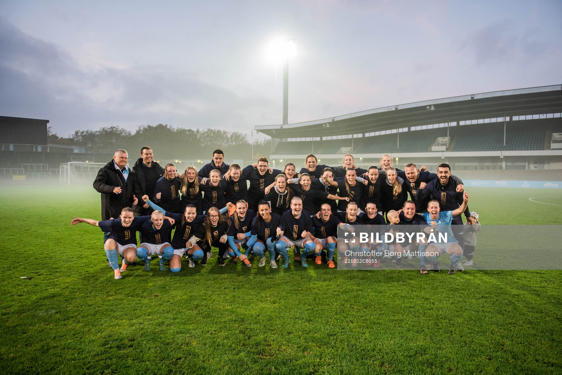 Malmö FFs spelare jublar