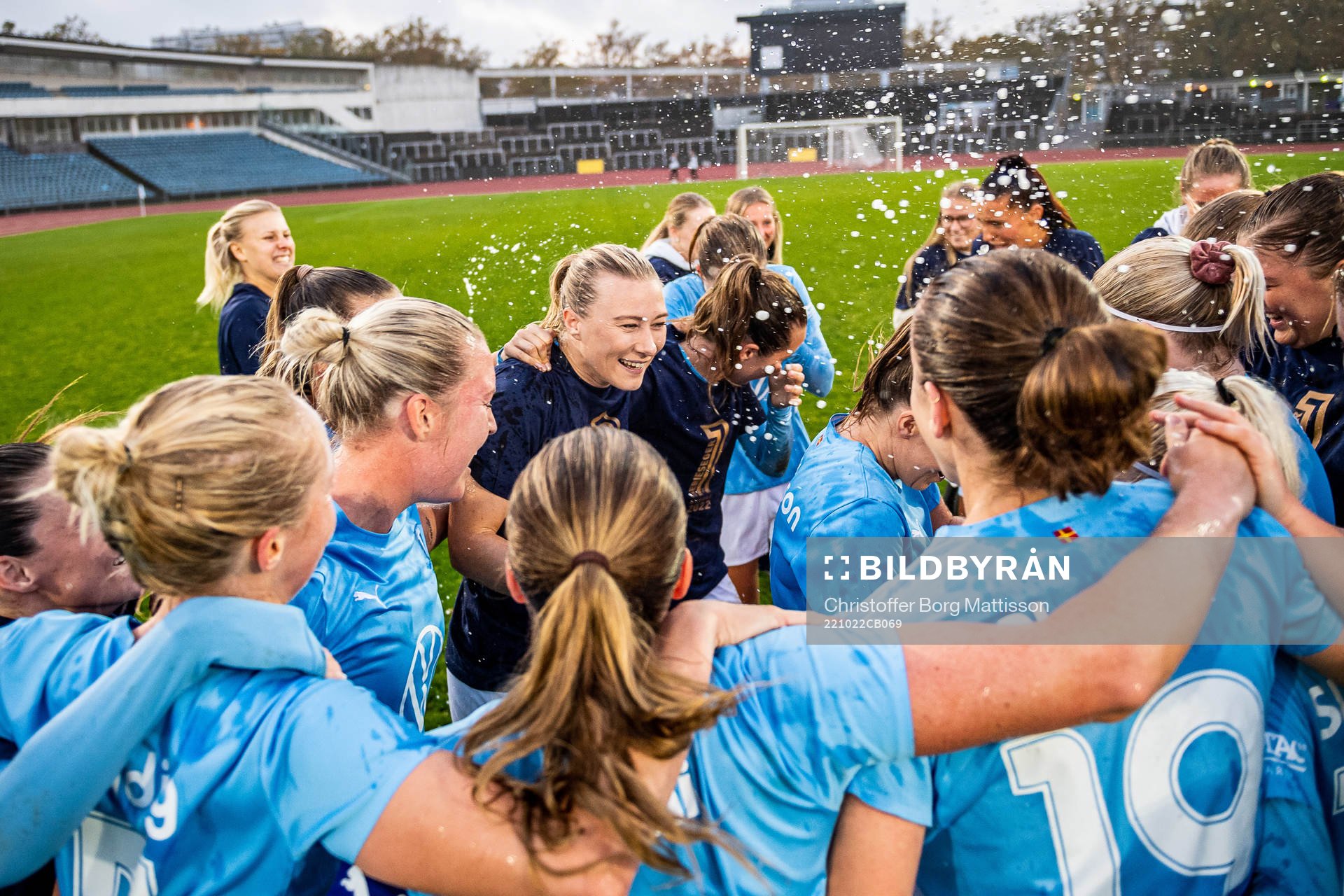 Malmö FFs spelare jublar