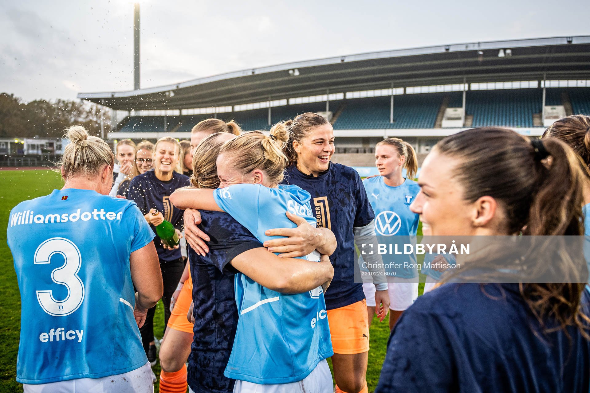 Malmö FFs spelare jublar