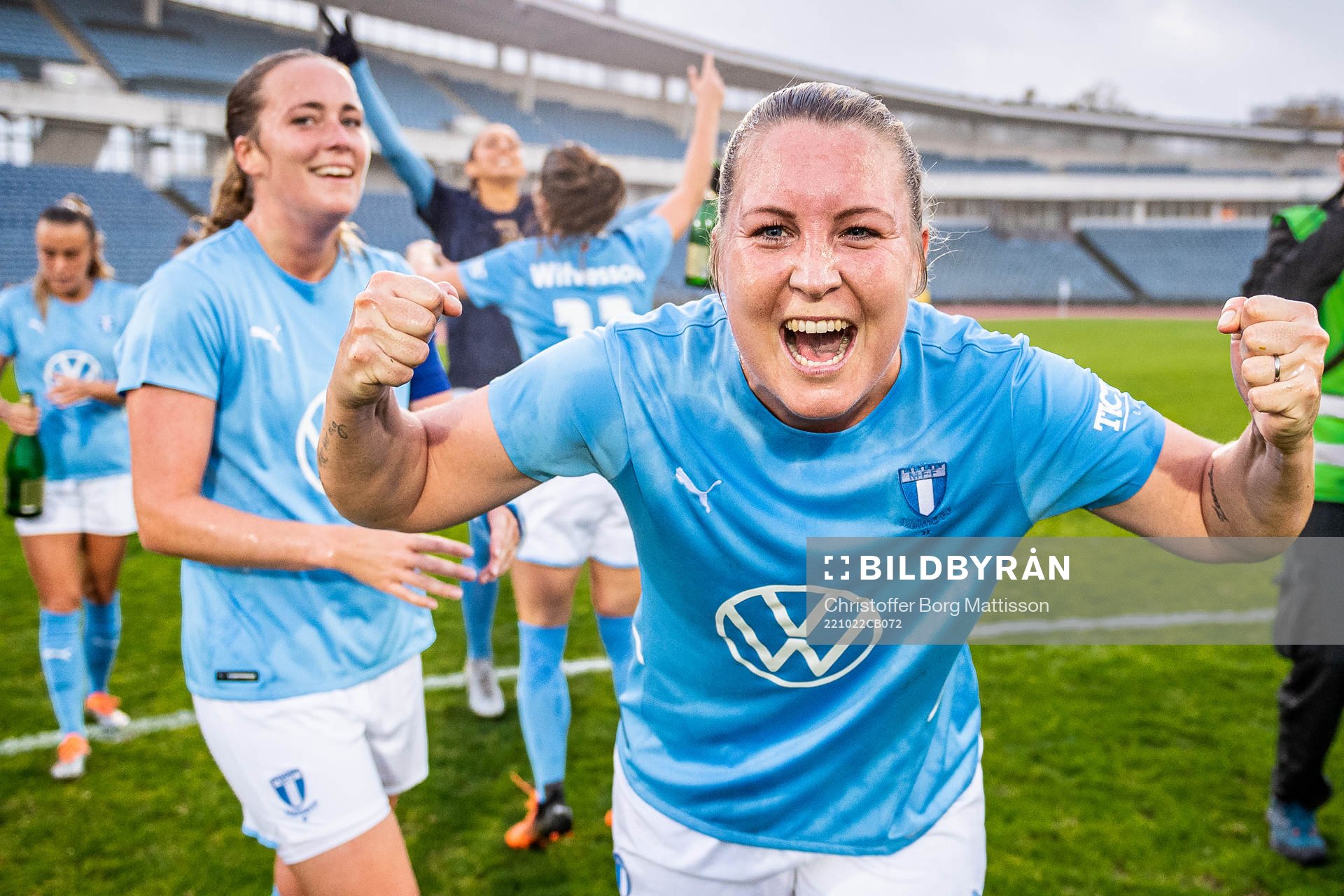 Malmö FFs Caroline Williamsdotter jublar