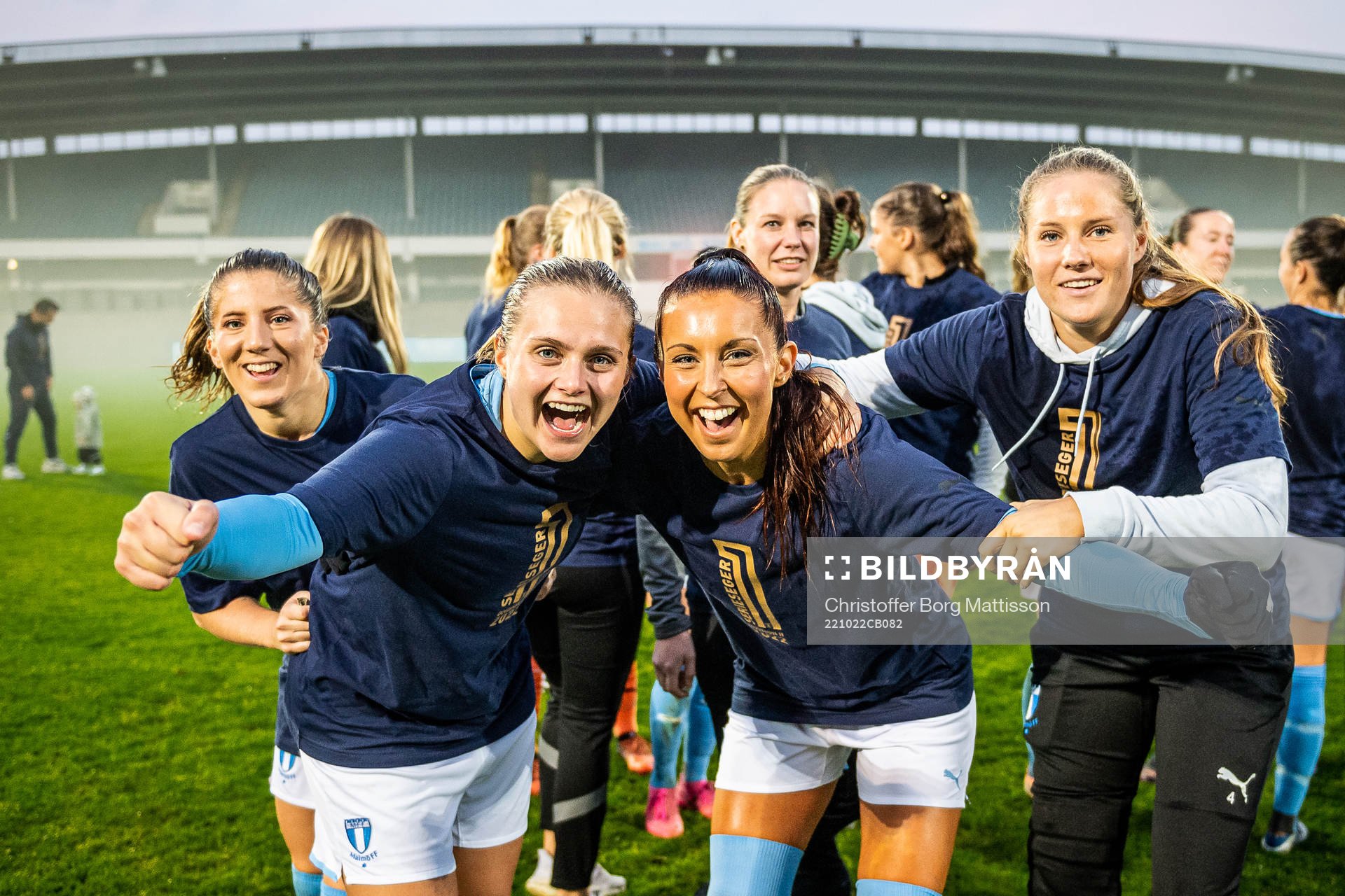 Malmö FFs Lovisa Wifvesson, Ida Lyberg, Malin Gunnarsson