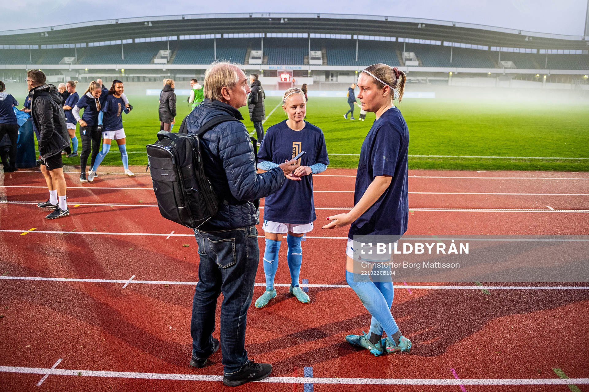 Malmö FFs Melina Skarström och Rebecka Holm