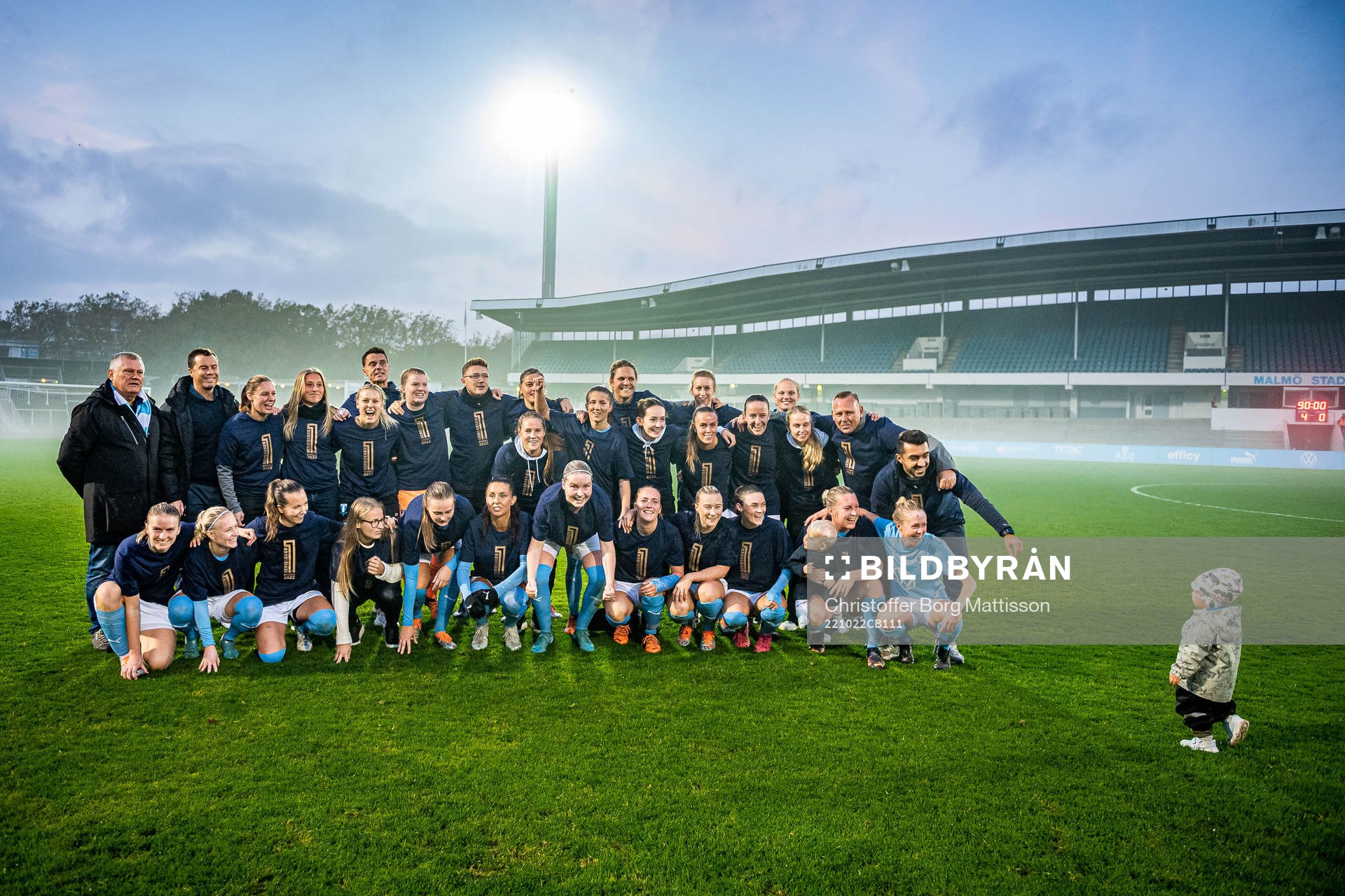 Malmö FFs spelare jublar