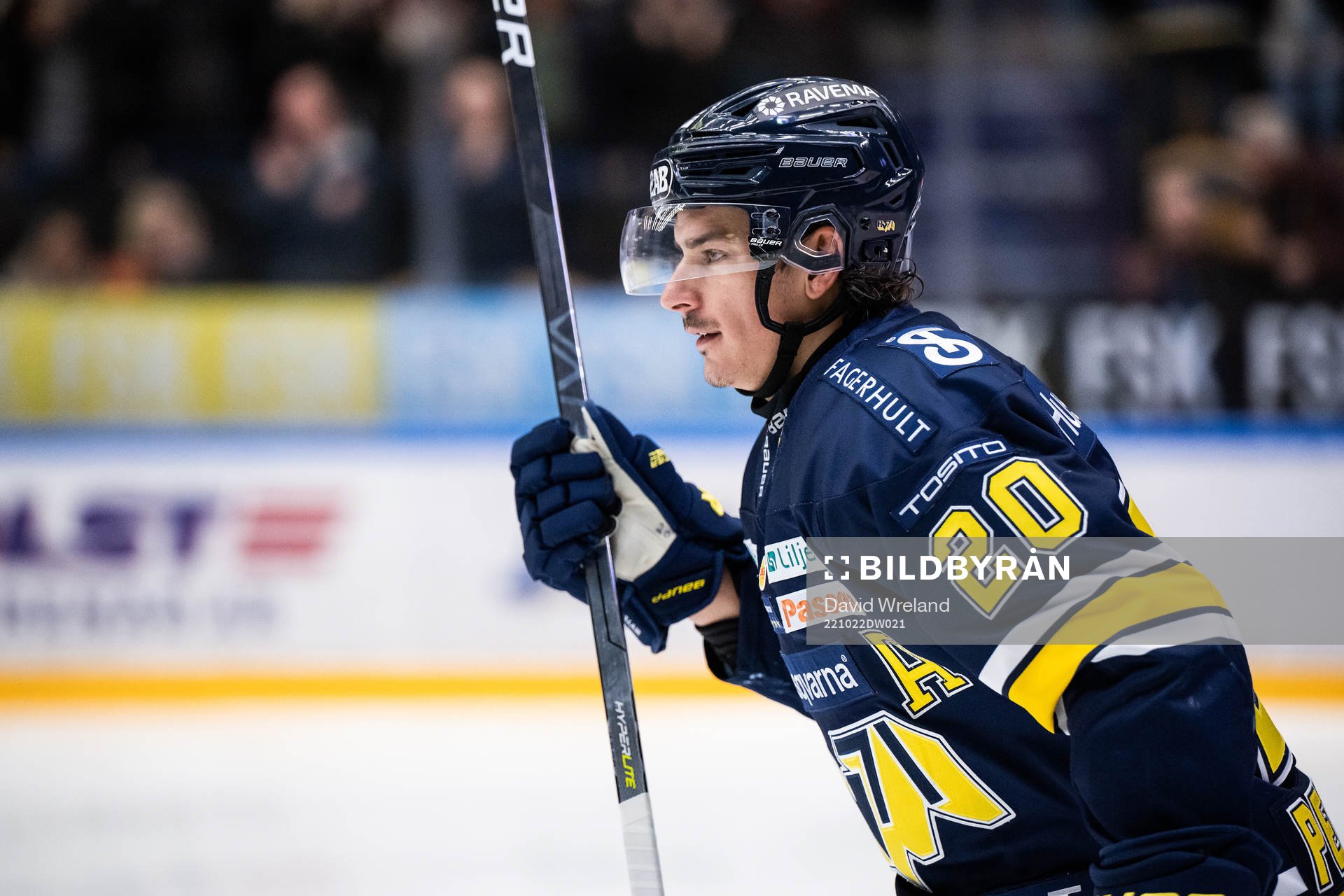 HV71s André Petersson jublar