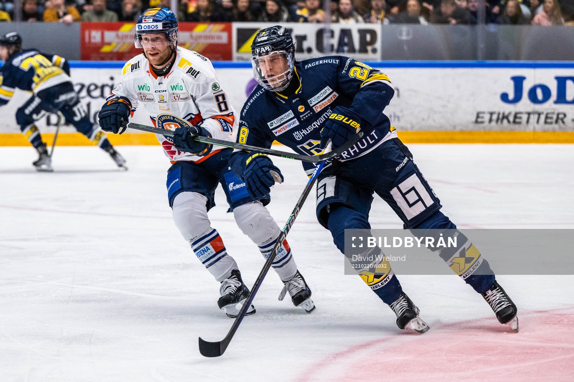 HV71s Joonas Nättinen och Växjös Ludvig Claesson