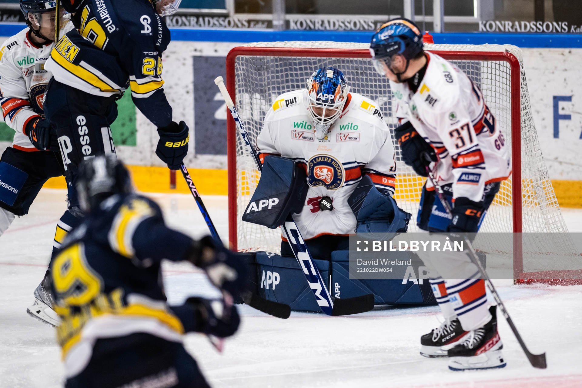 Växjös målvakt Emil Larmi