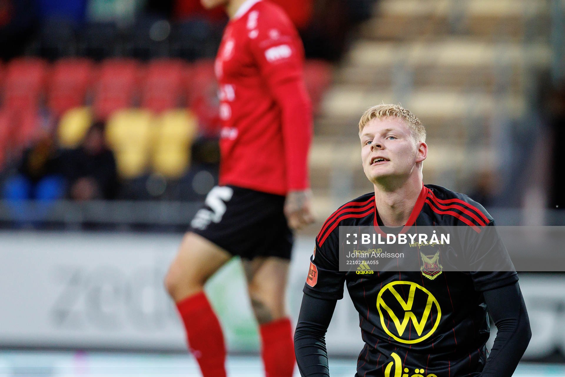 Östersunds Malcolm Stolt deppar