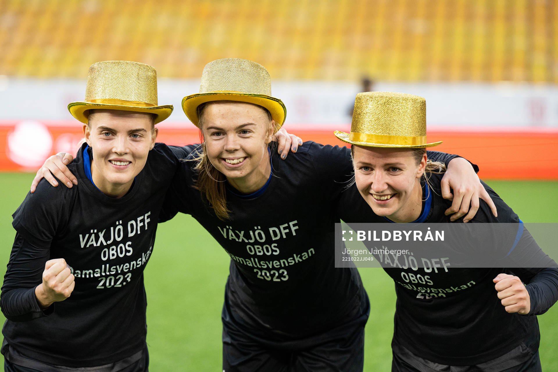 Växjös spelare jublar