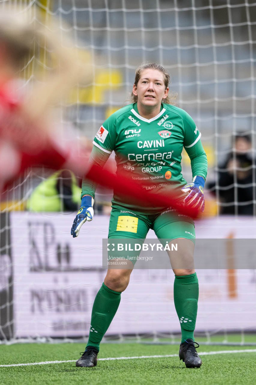 Bergdalens målvakt Sandra Eriksson