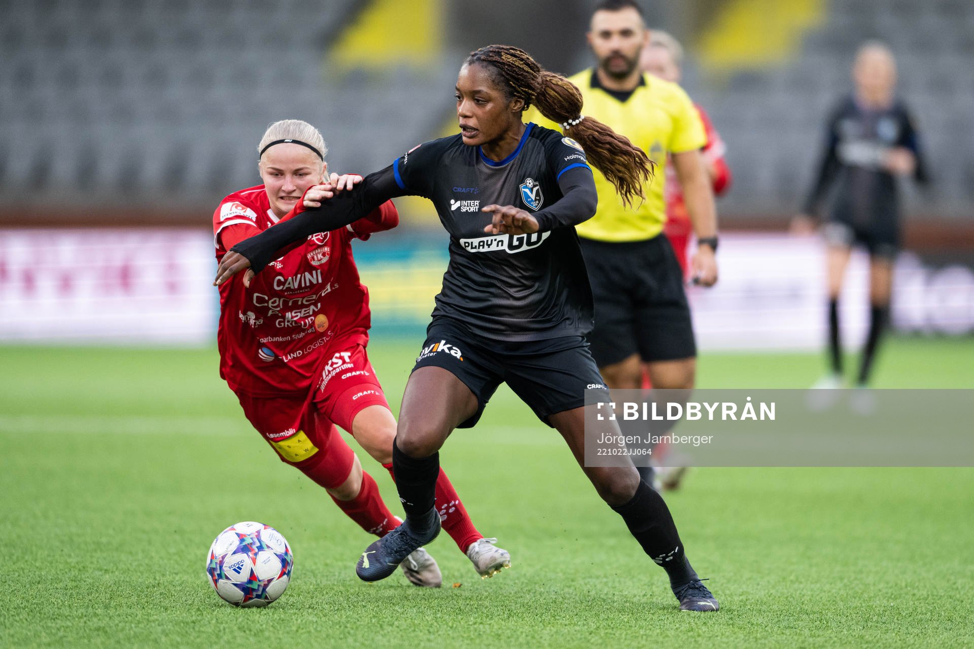 Bergdalens Lova Sternfeldt och Växjös Evelyn Ijeh