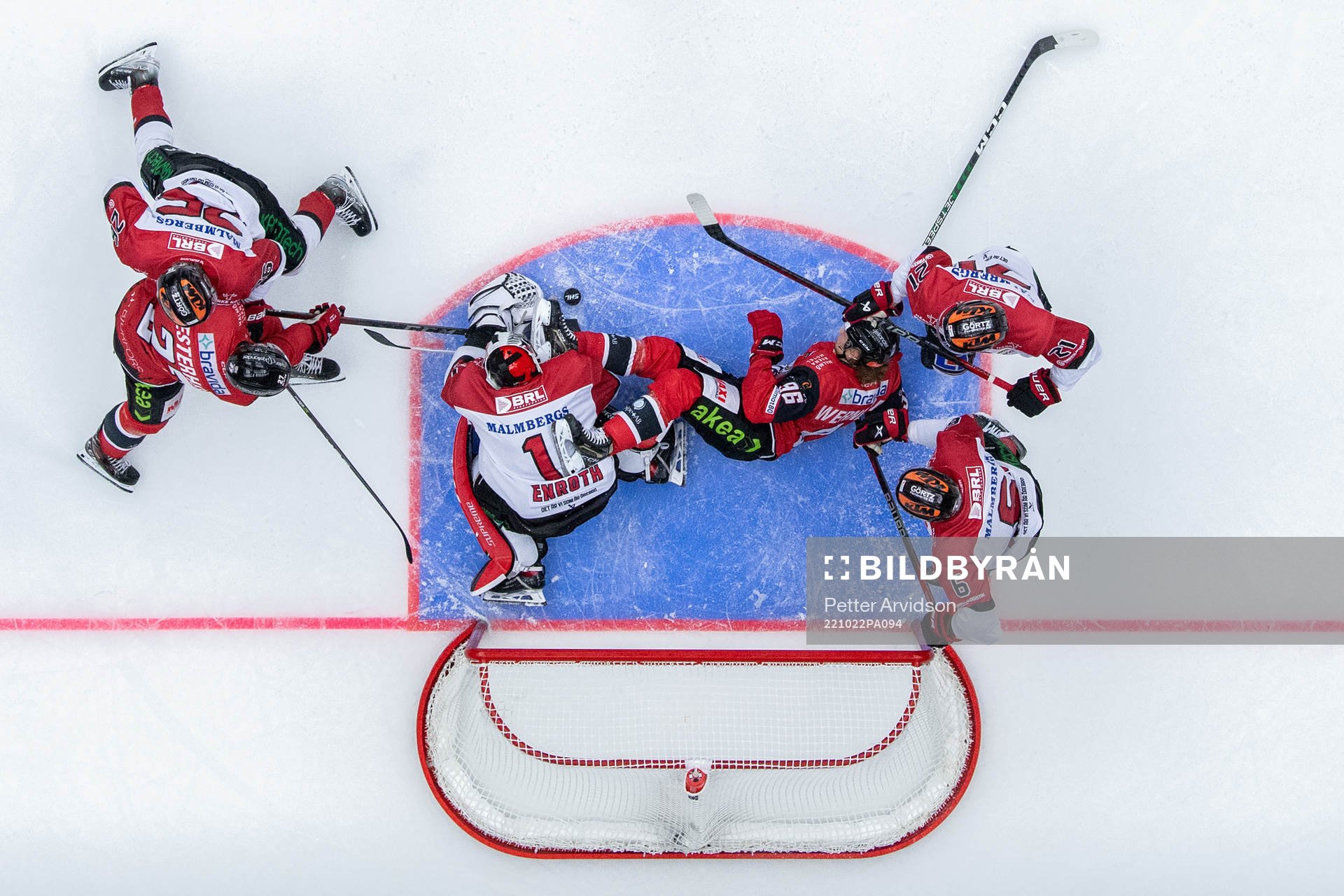 Malmö Redhawks Lukas Wernblom och Pathrik Westerholm oroar