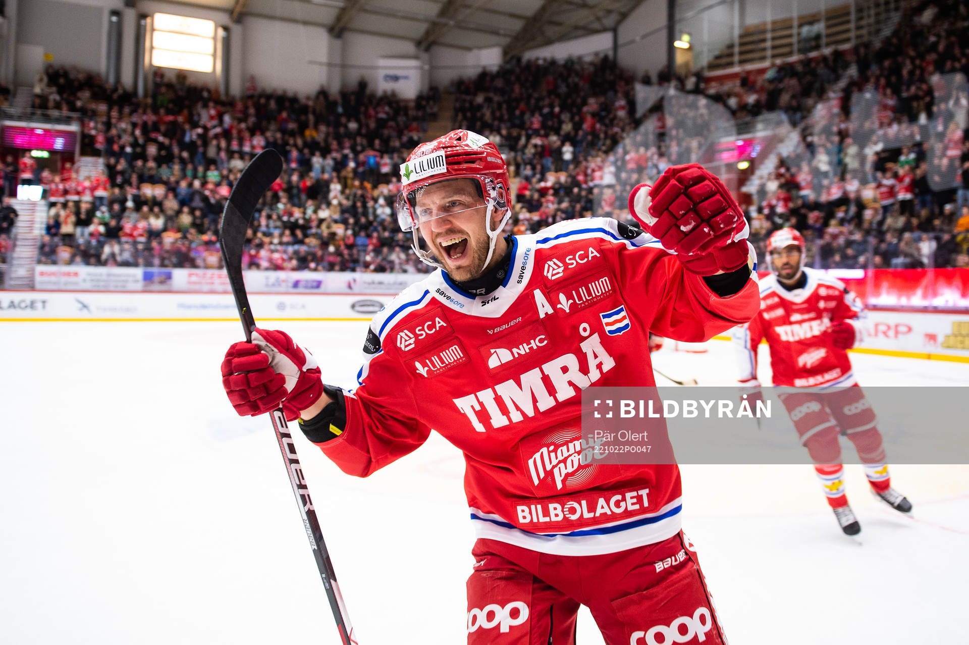 Timrås Jacob Blomqvist jublar