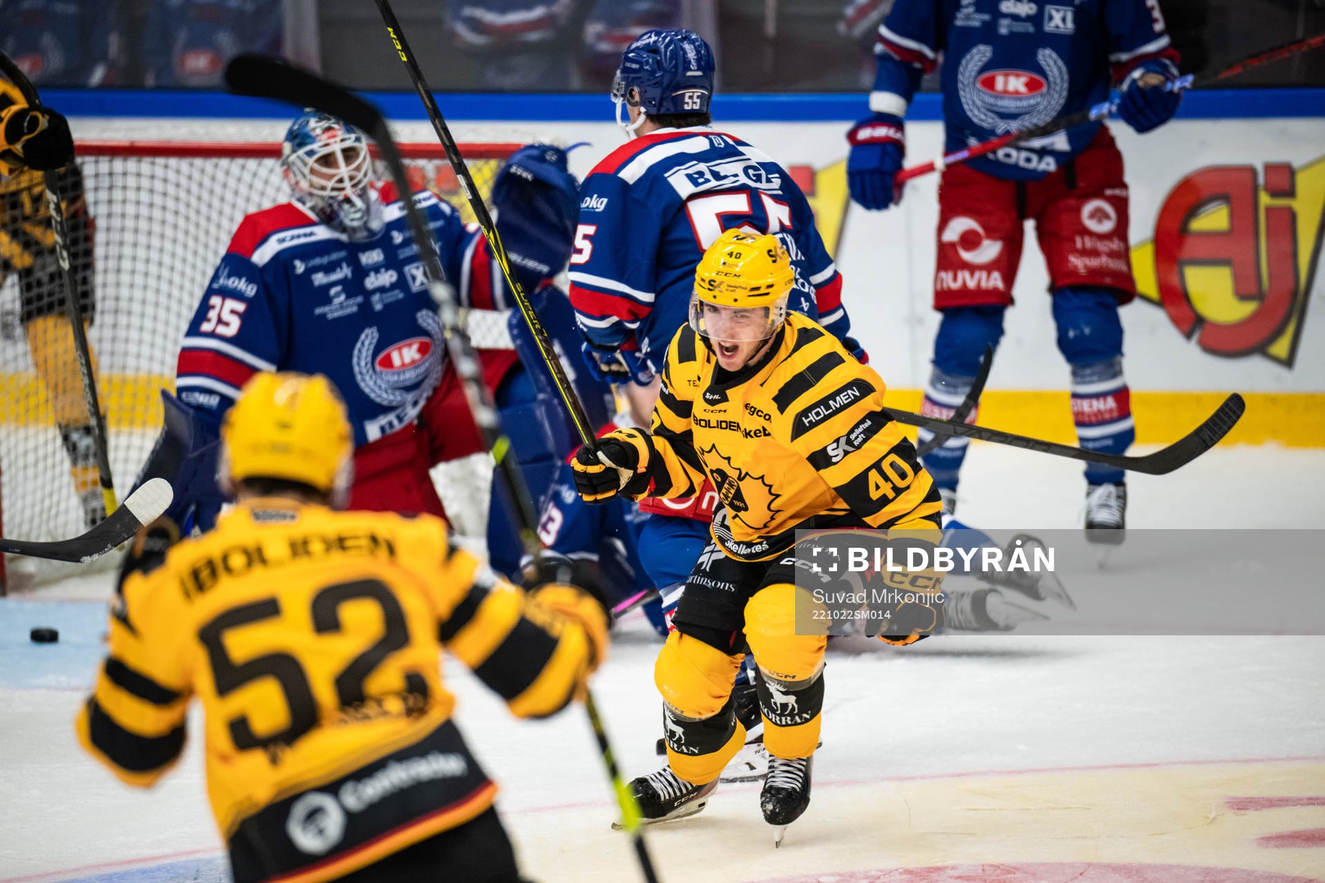 Skellefteås Andreas Wingerli jublar
