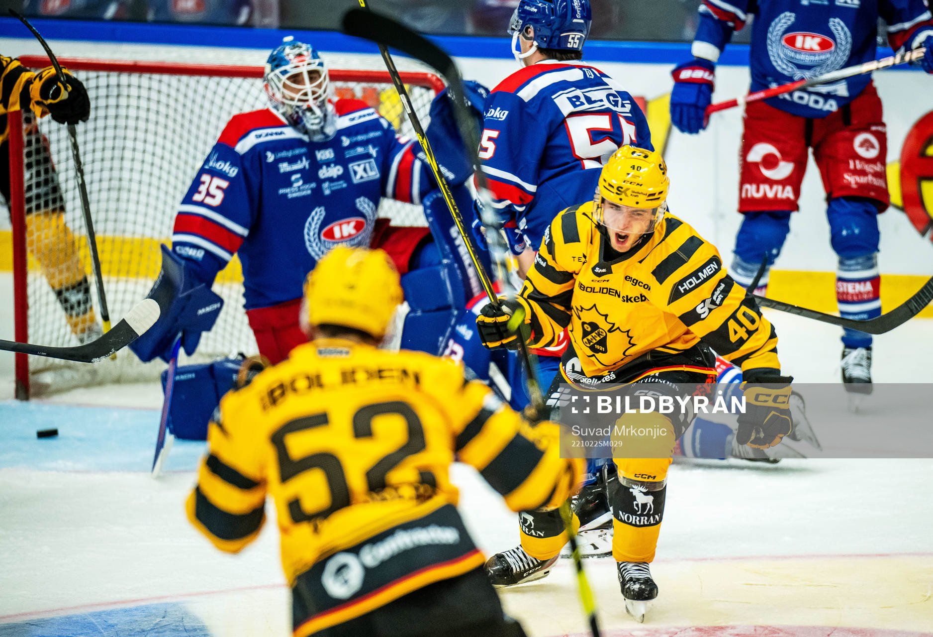 Skellefteås Andreas Wingerli jublar