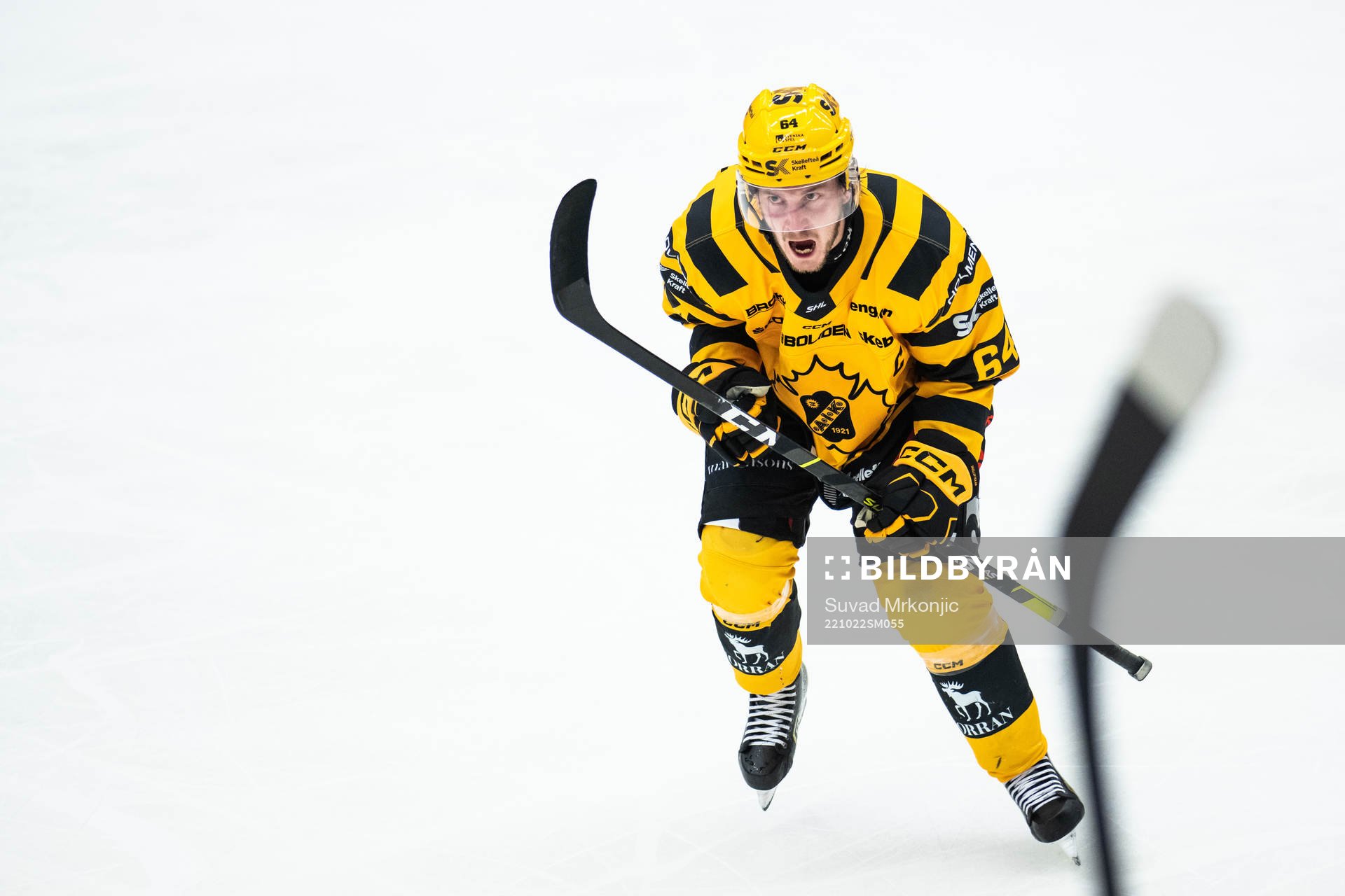 Skellefteås Jonathan Pudas jublar