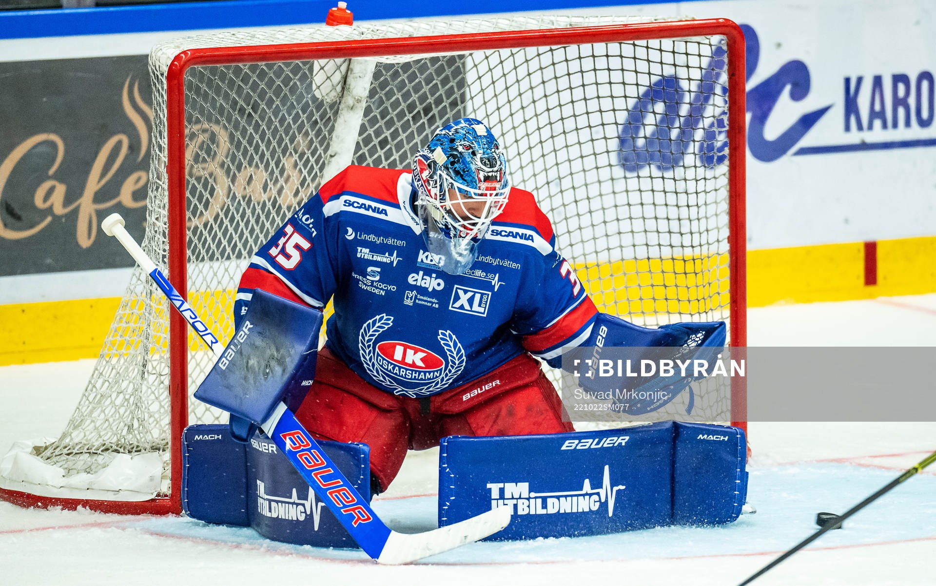 Oskarshamns målvakt Joe Cannata
