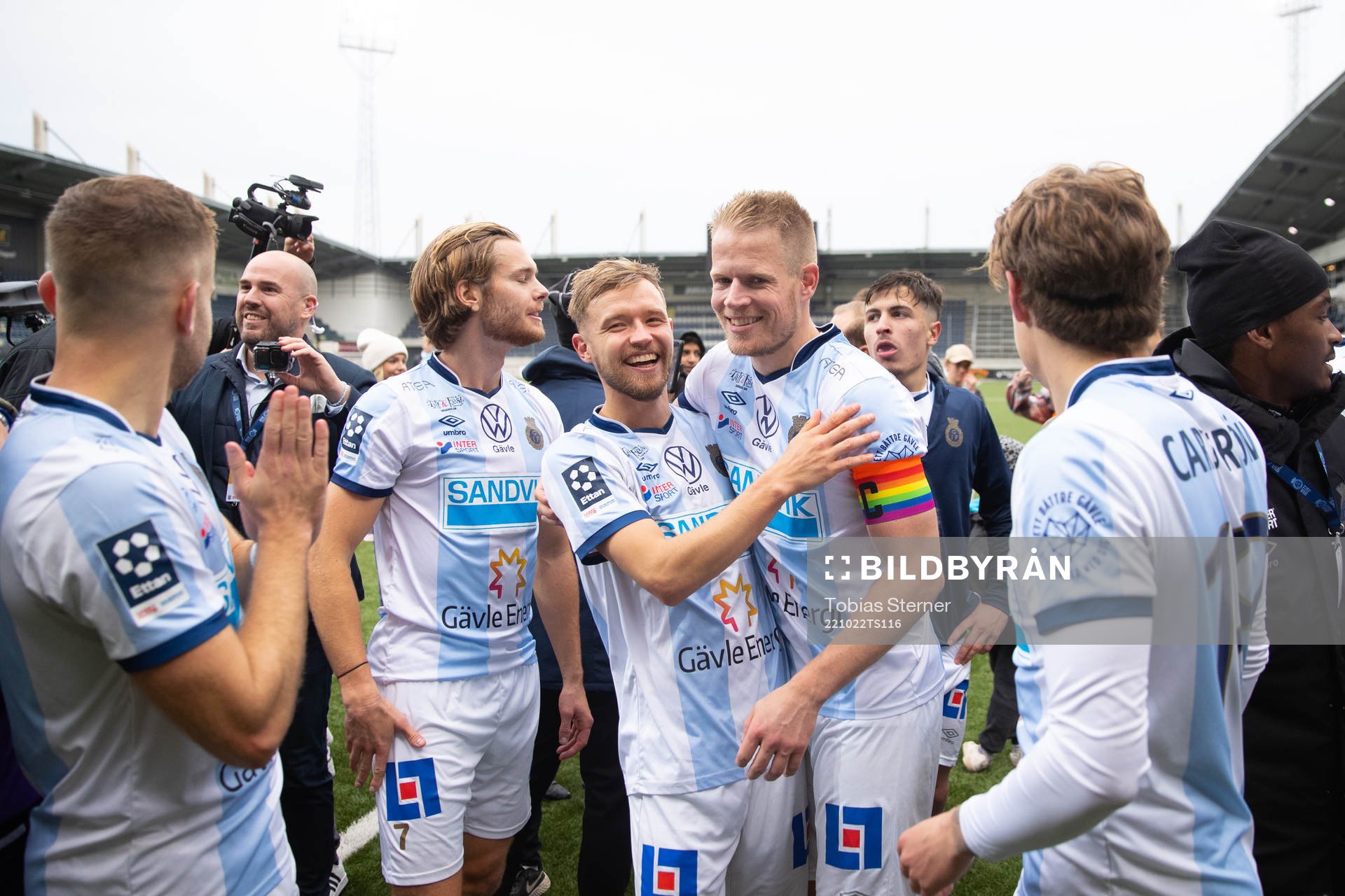 Gefles Daniel Eliasson, Christoffer Aspgren och Martin