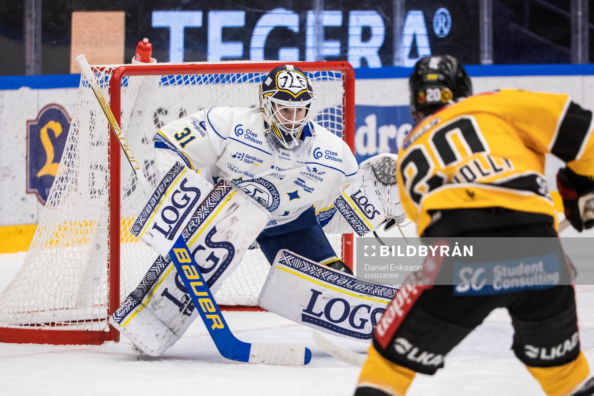 Leksands målvakt Kasimir Kaskisuo