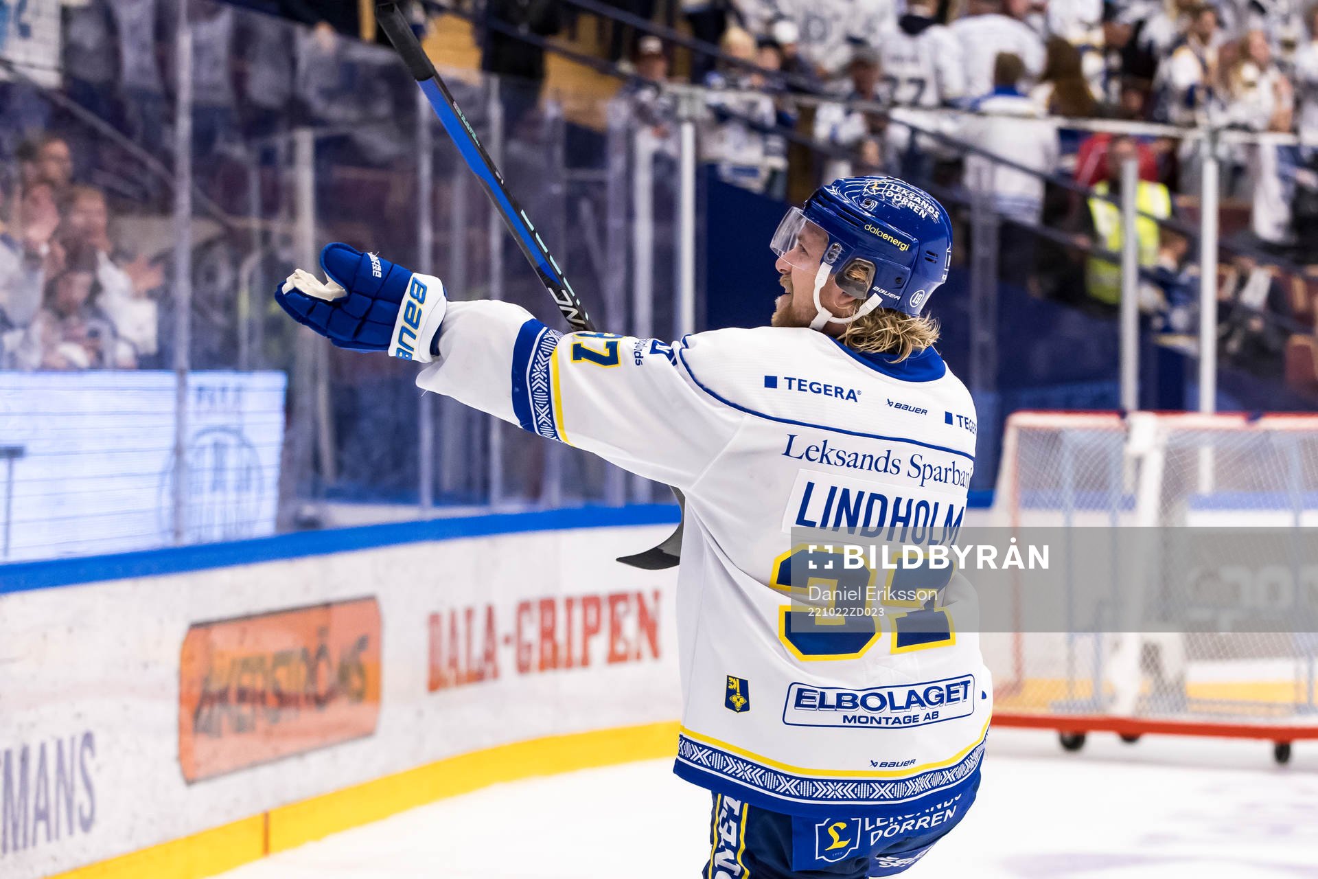 Leksands Anton Lindholm jubel