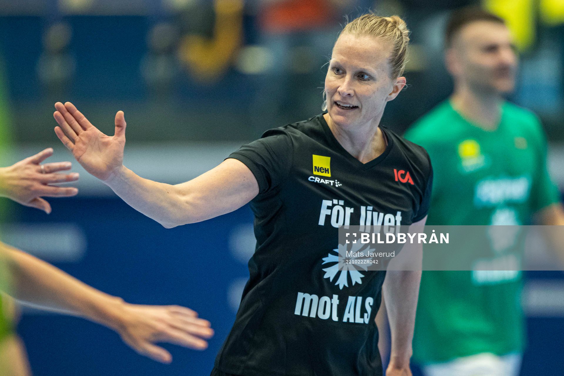 Vilirare-Dams Anne Mäkinen under fotbollsmatchen i För livet cupen mot ALS mellan Vilirare-Dams och Vilirare-ÖST den 22 oktober 2022 i Malmö.
