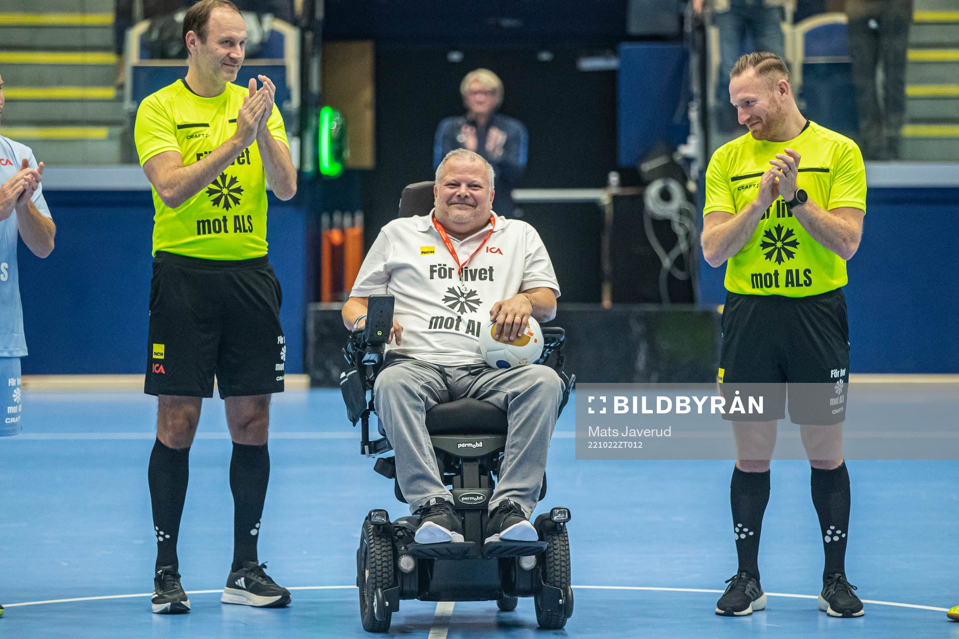 Domare Jonas Eriksson, Peter Bengtsson och domare Mohammed