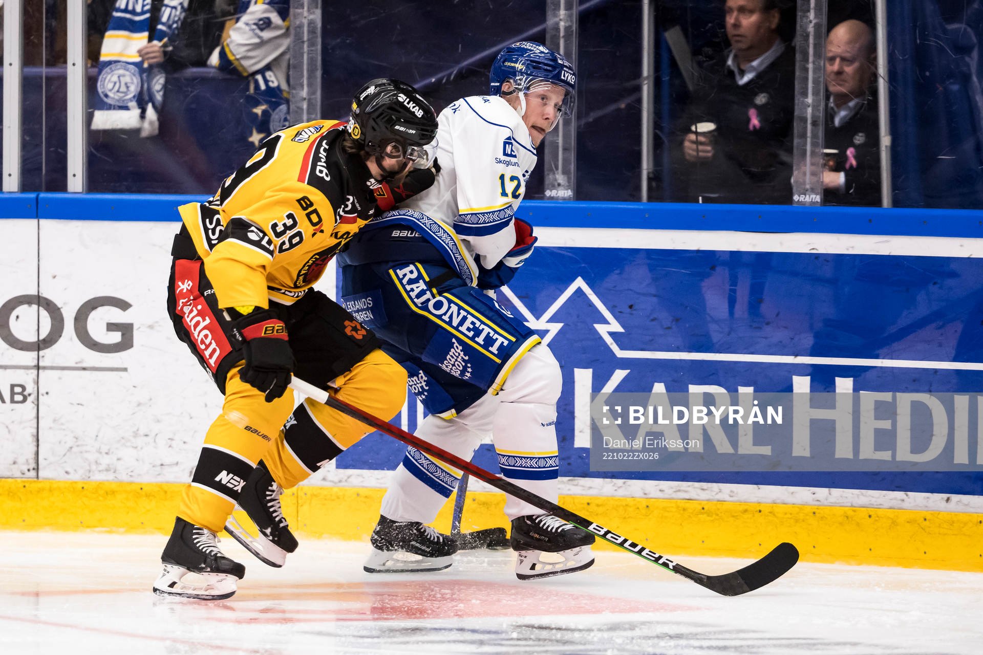 Luleås Pontus Själin och Leksands Kalle Östman