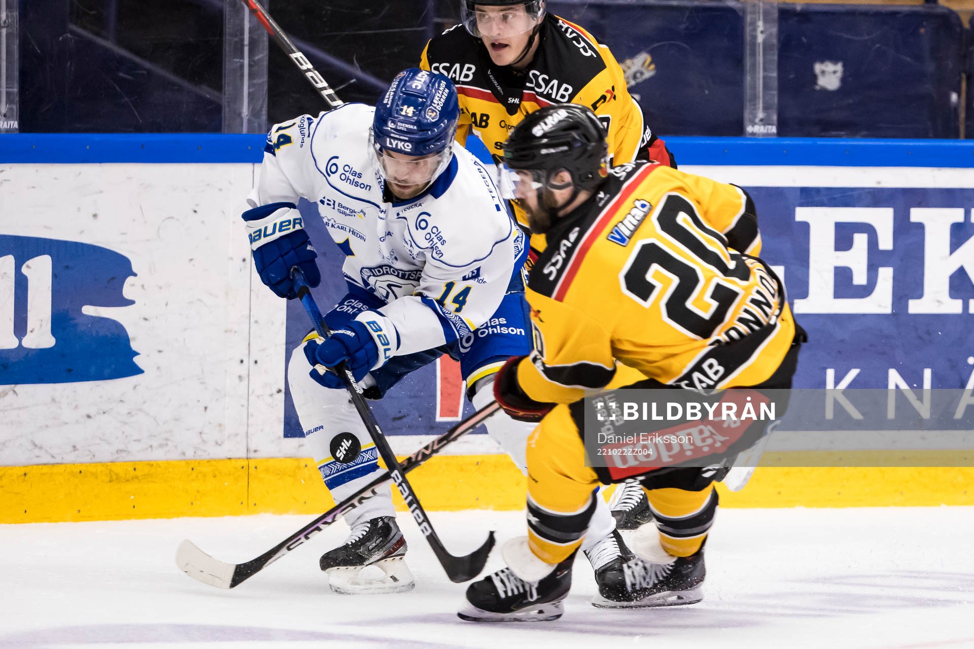 Leksands Oskar Lang och Luleås Jack Connolly
