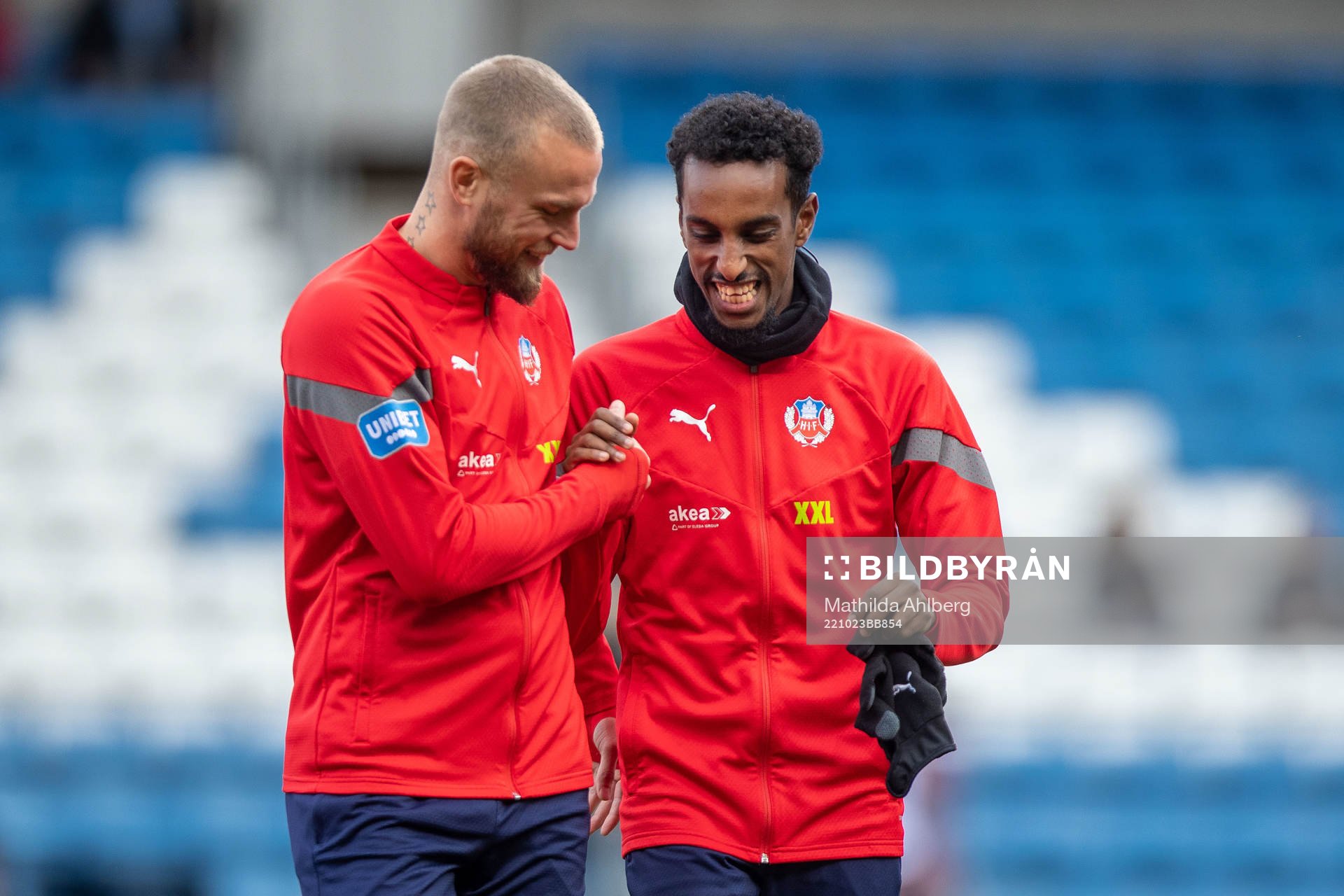 Helsingborgs Alexander Faltsetas och Taha Ali