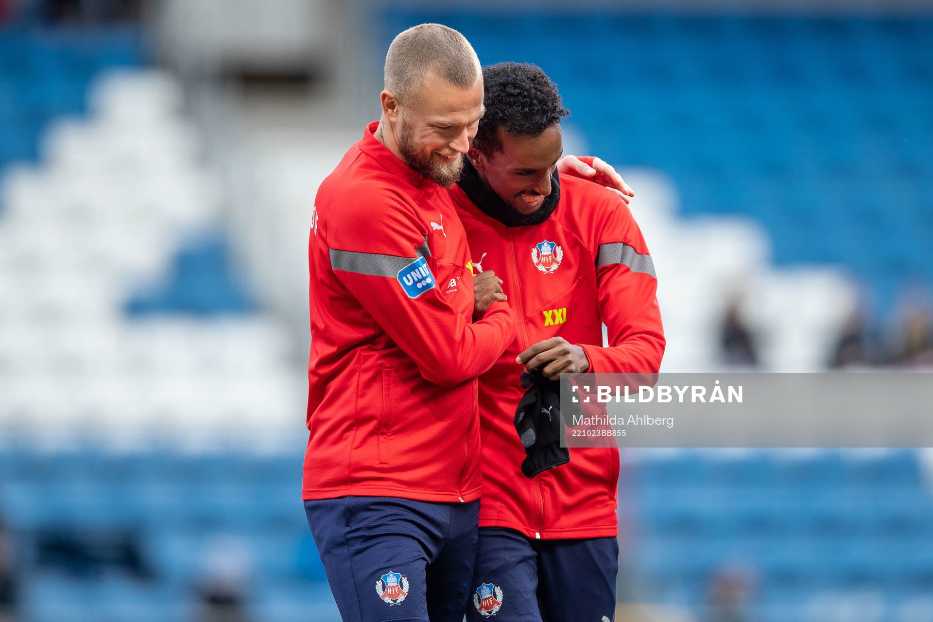 Helsingborgs Alexander Faltsetas och Taha Ali