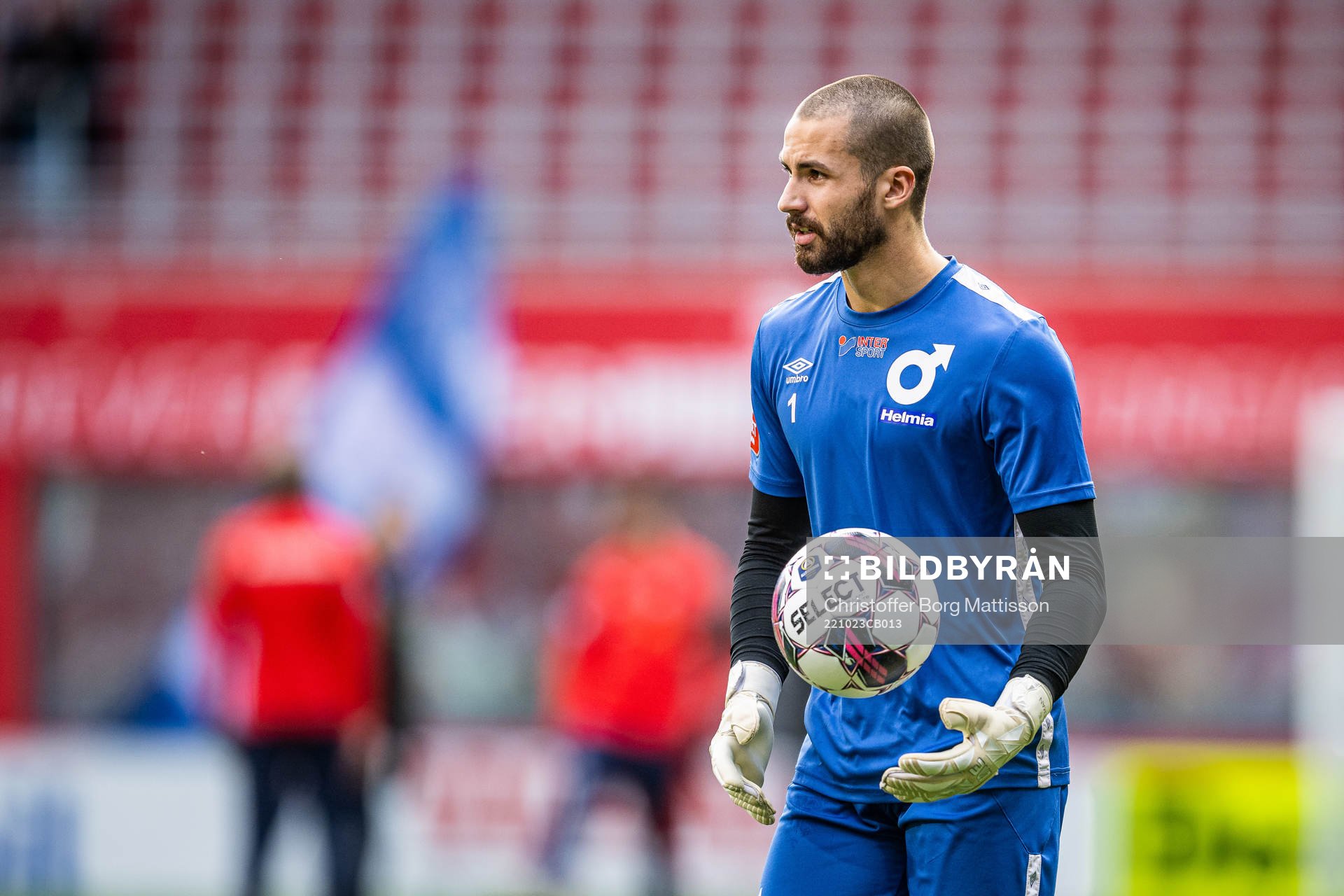 Degerfors målvakt Alfie Malik Whiteman