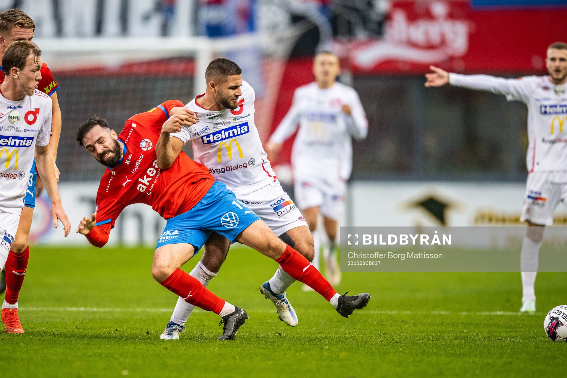 Helsingborgs Abdul Rahman Khalili och Degerfors Omar Faraj