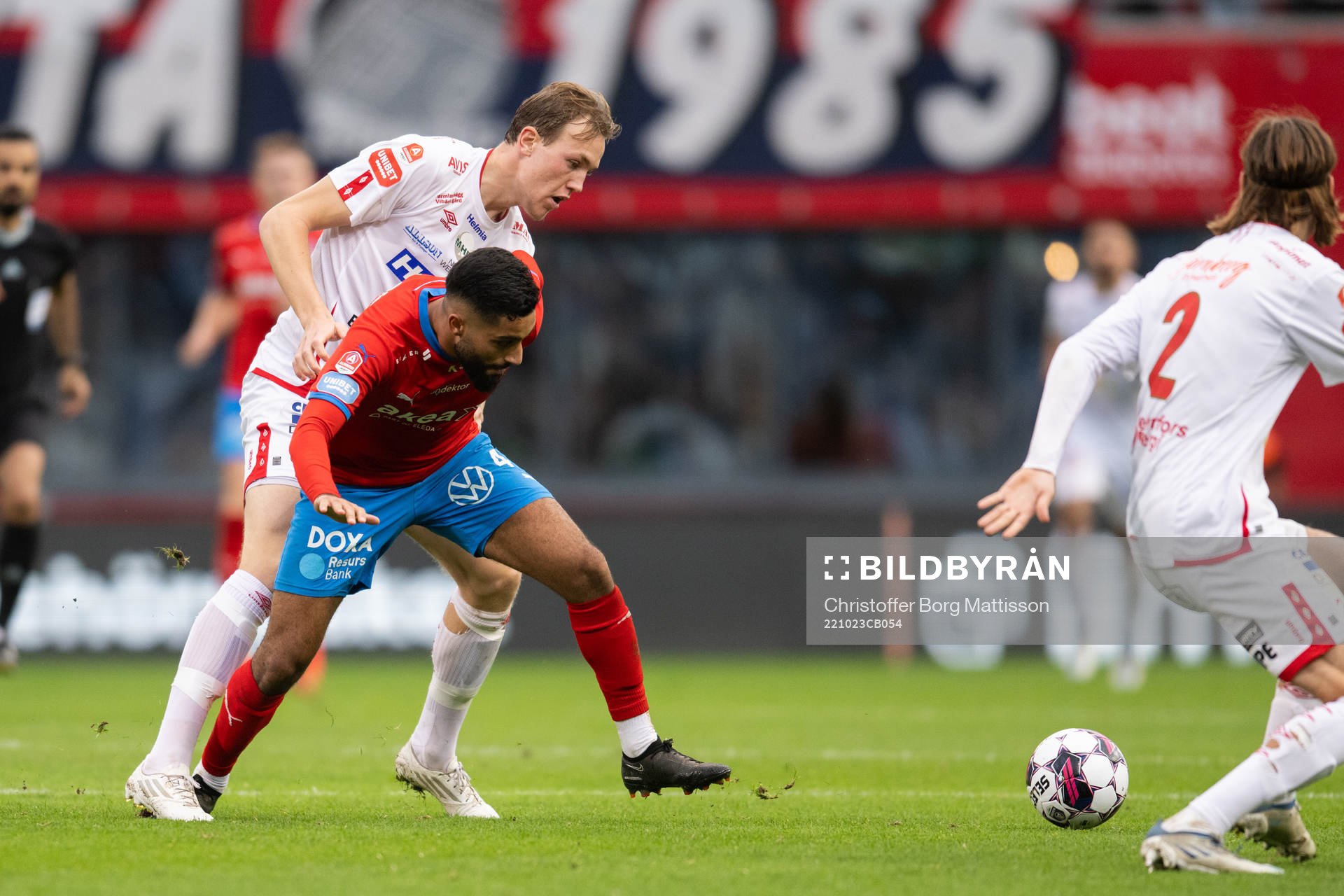 Degerfors Adam Carlen och Helsingborgs Amin Al-Hamawi