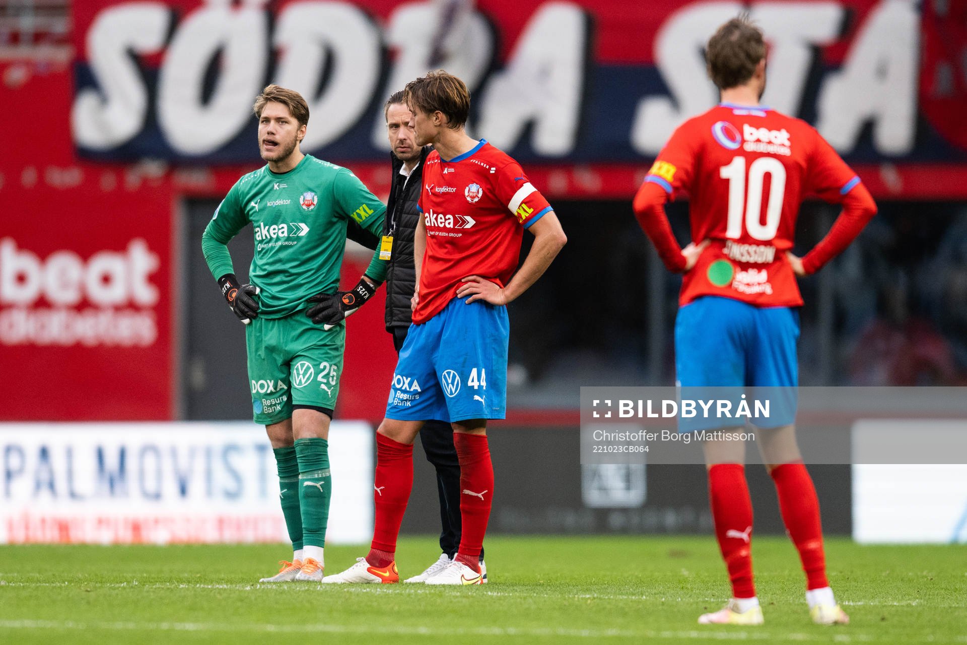 Helsingborgs spelare deppar