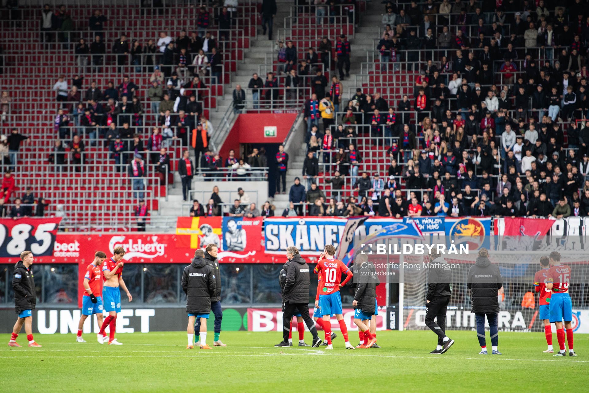 Helsingborgs spelare deppar