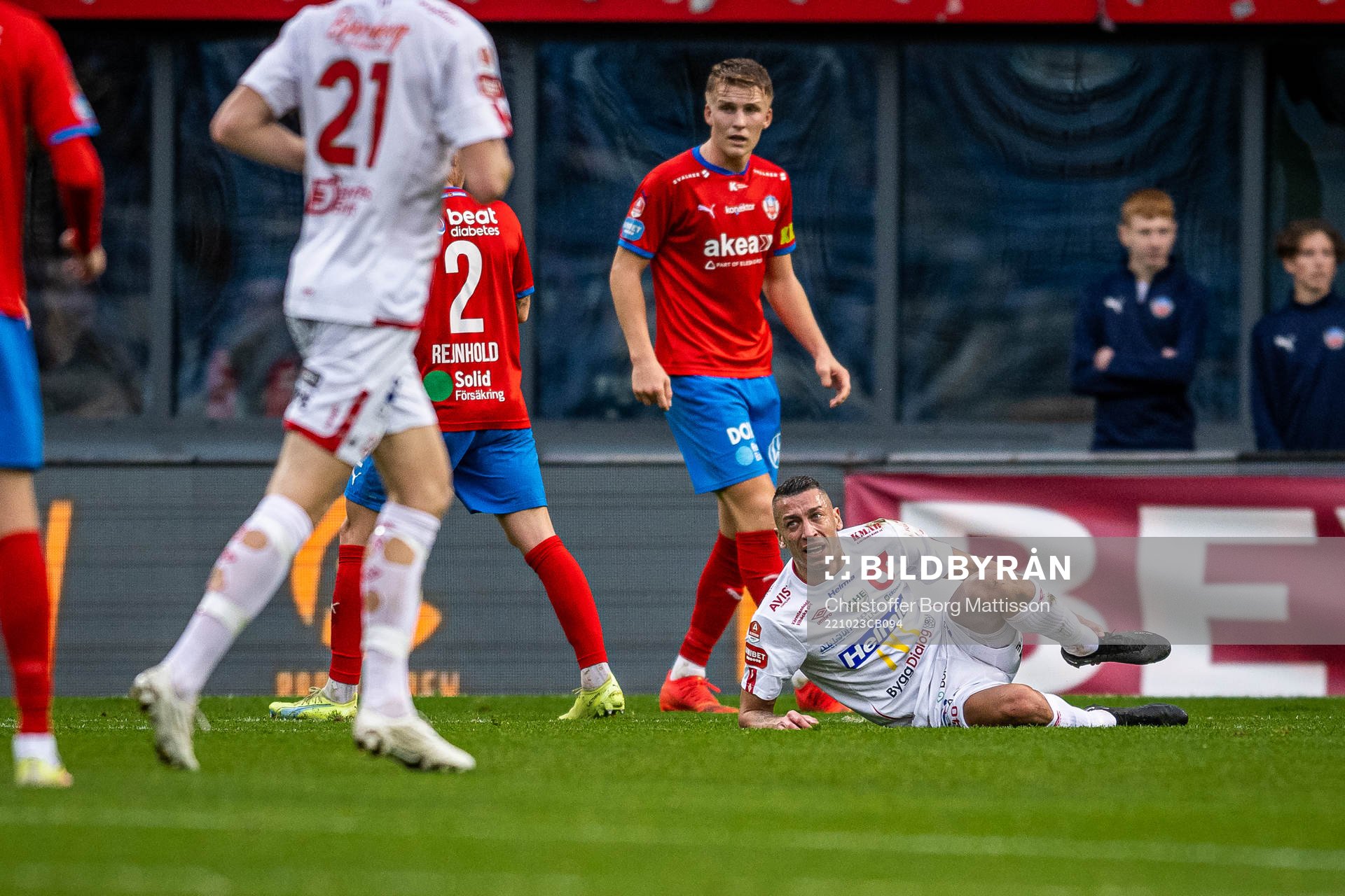 Degerfors Nikola Djurdjic har ont
