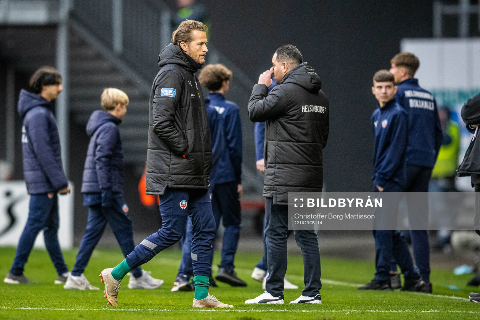 Helsingborgs målvakt Anders Lindegaard deppar