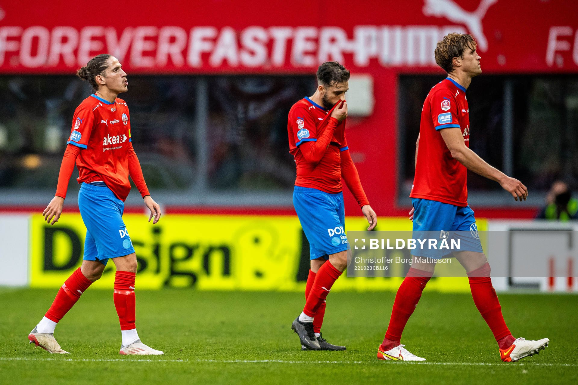 Helsingborgs Ervin Gigovic, Abdul Rahman Khalili och Thomas