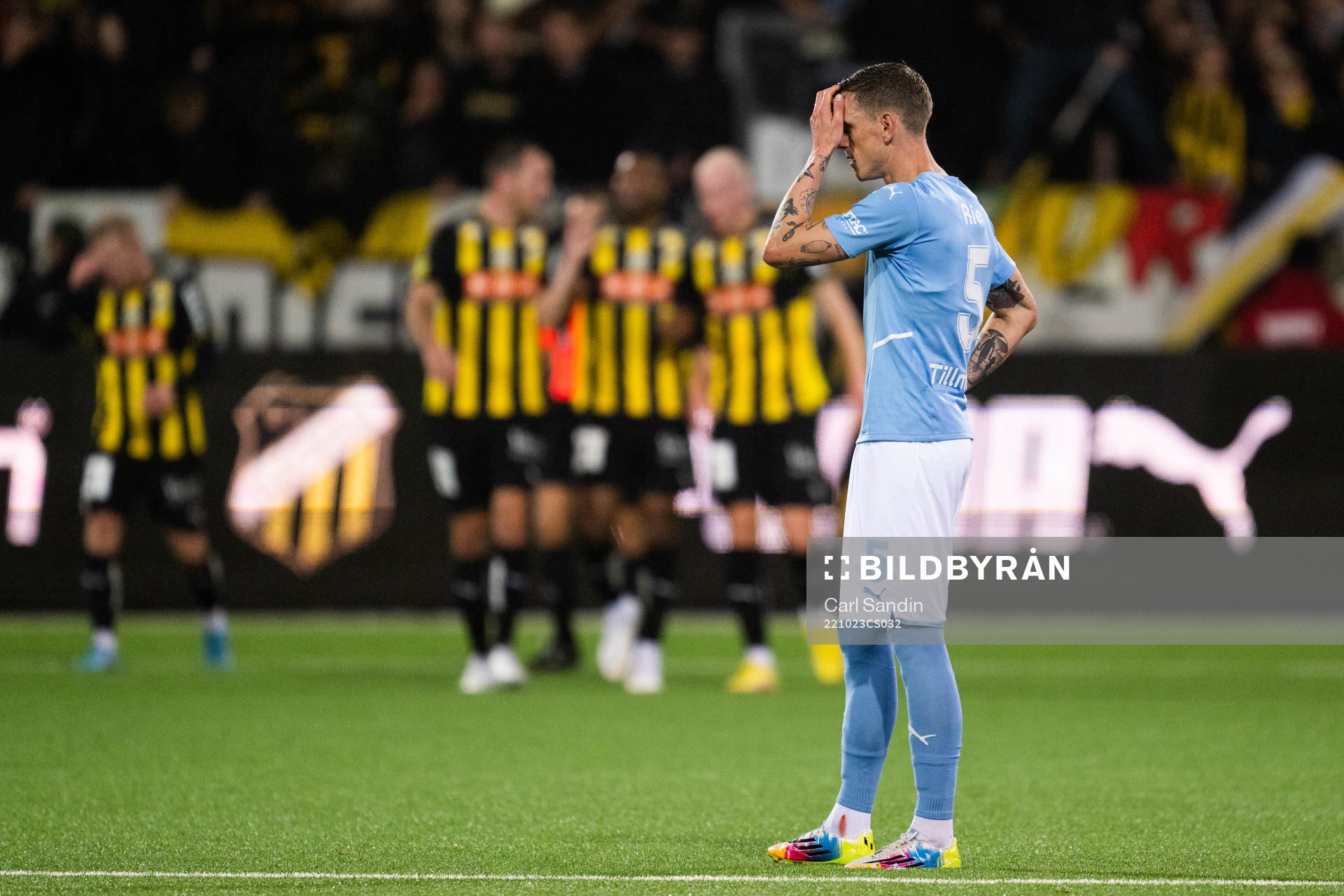 Malmö FFs Søren Rieks deppar