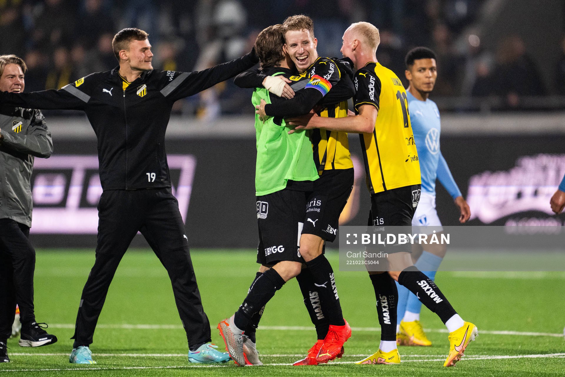 Häckens Erik Friberg och Samuel Gustafson jublar