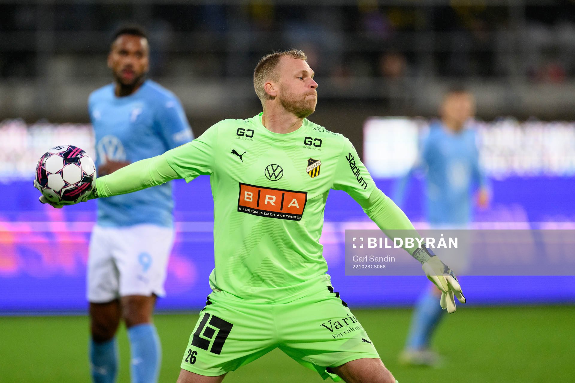 Häckens målvakt Peter Abrahamsson
