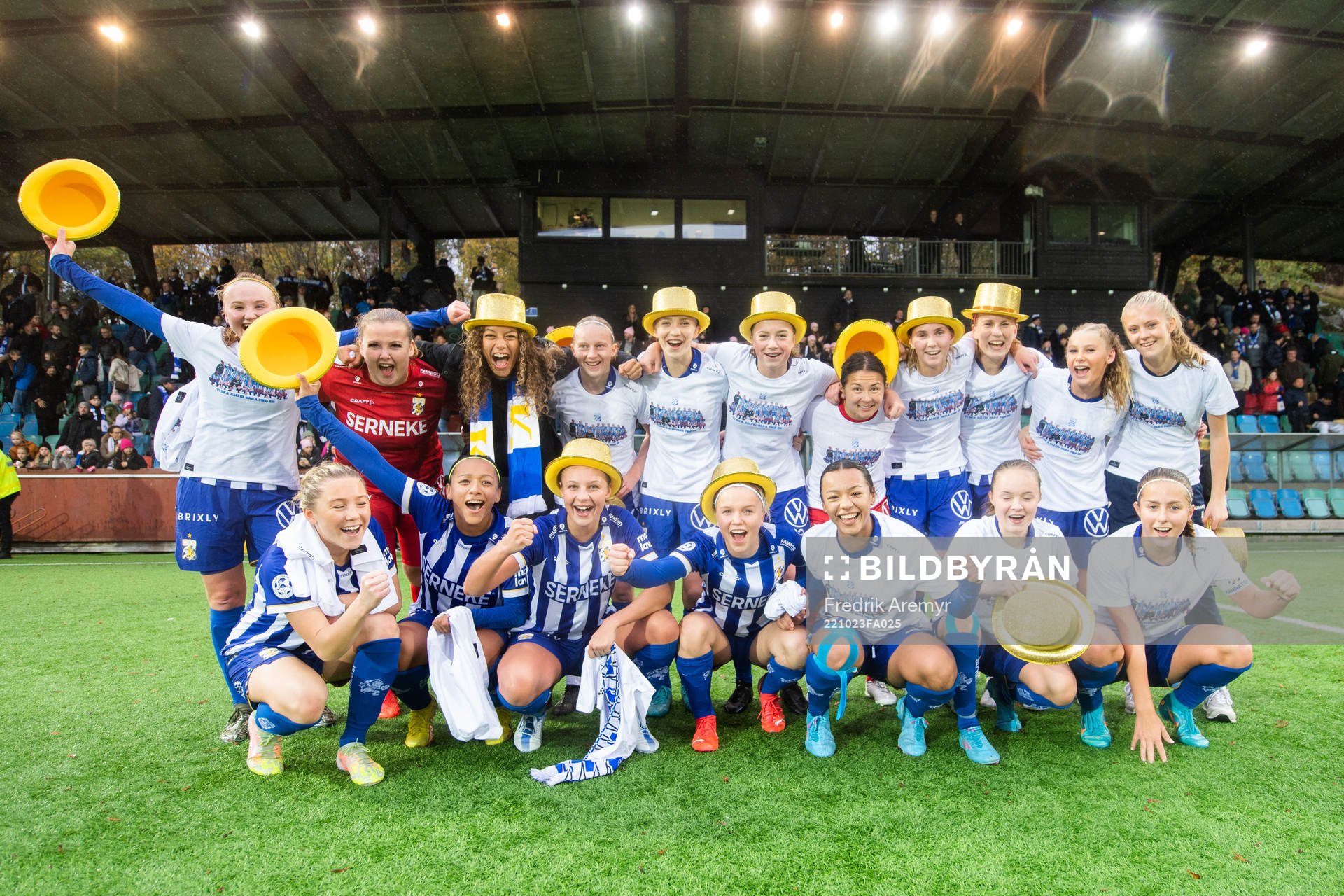 IFK Göteborgs spelare jublar