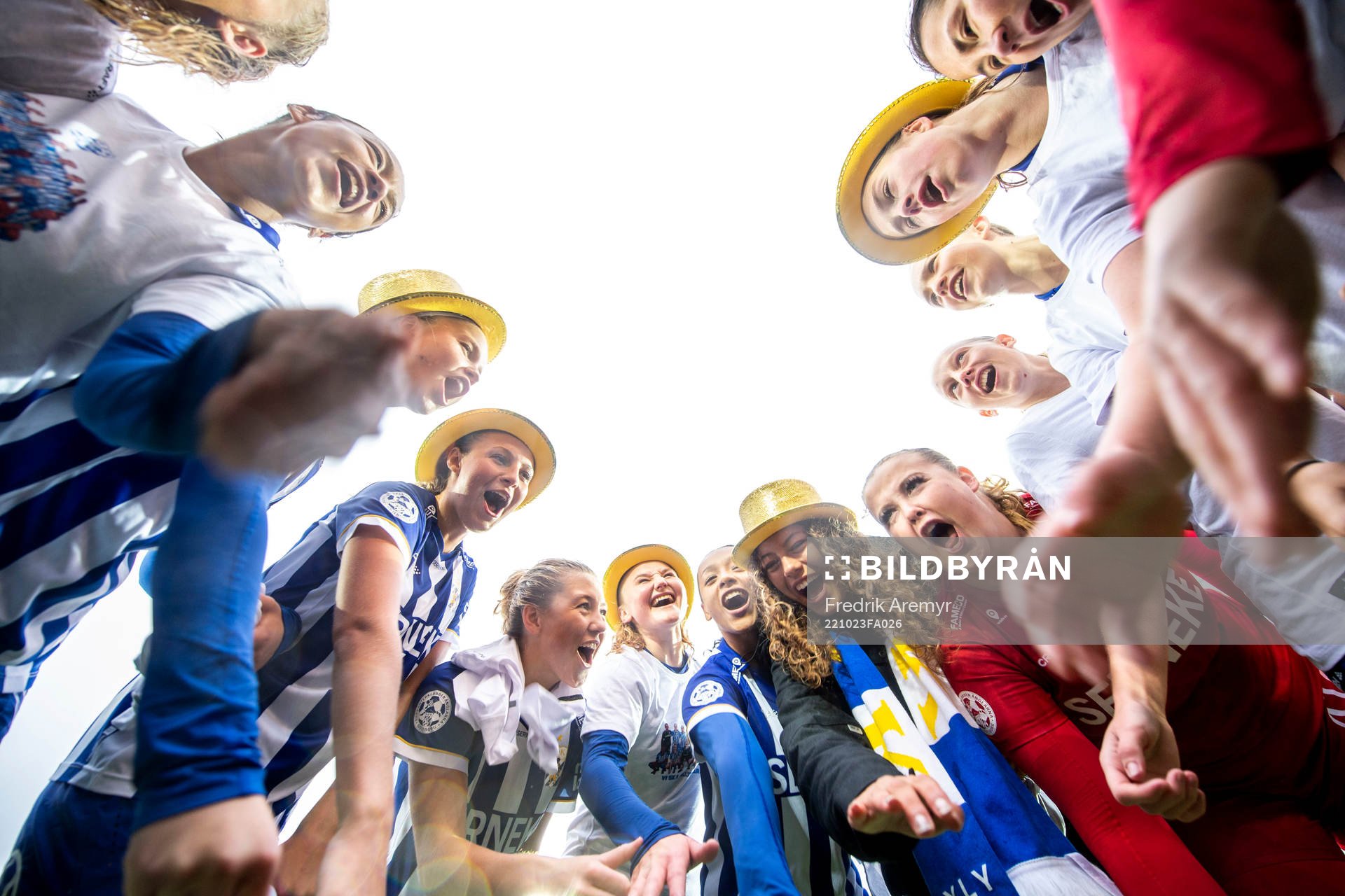 IFK Göteborgs spelare jublar